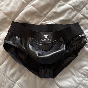 Maskulo Black Briefs